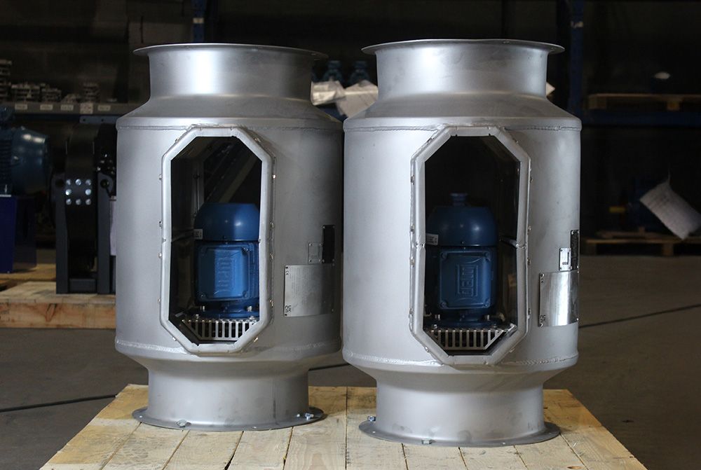 Bifurcated Axial fans 