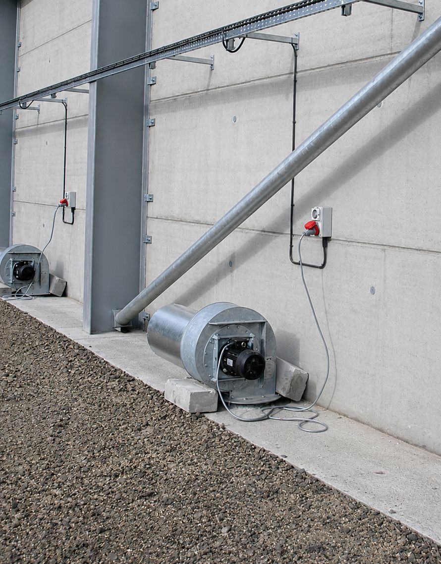 Industrial fan is farming 